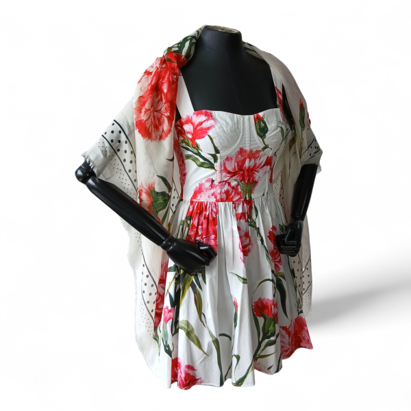 Vestido Dolce Gabbana com Exarpe