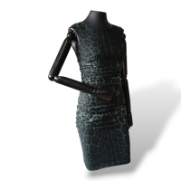 Vestido Dolce & Gabbana Estampado Verde - 38 Vestido Dolce & Gabbana Estampado Verde - 38