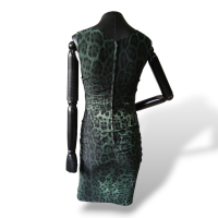Vestido Dolce & Gabbana Estampado Verde - 38 Vestido Dolce & Gabbana Estampado Verde - 38