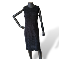 Vestido Dolce Gabbana Renda Preto-38