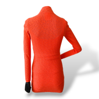 Vestido Fendi Mini Salmão - 34 Vestido Fendi Mini Salmão - 34
