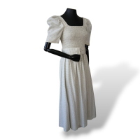 Vestido Framed Off White - 34 Vestido Framed Off White - 34
