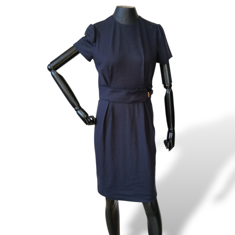 Vestido Gucci Azul Marinho-P