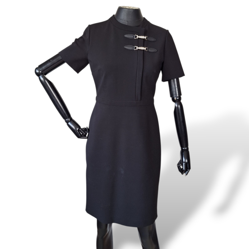 Vestido Gucci com Detalhe na Frente Preto-P