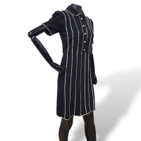 Vestido Gucci Preto e Branco-PP