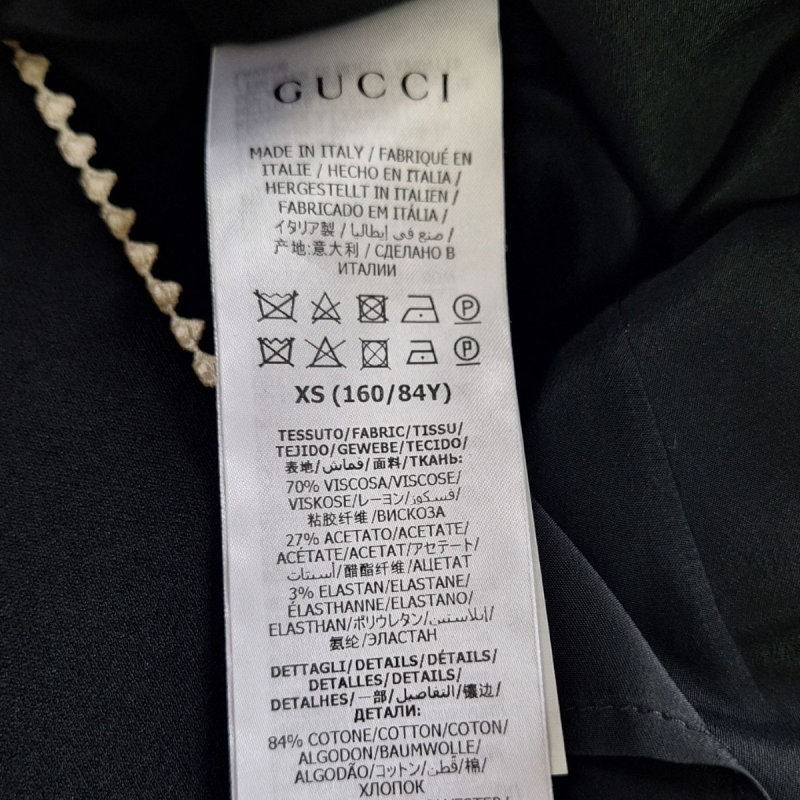 Vestido Gucci Preto e Branco-PP