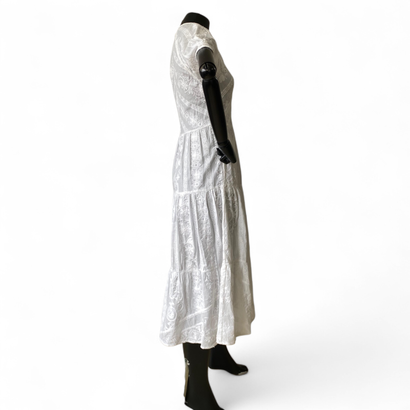 Vestido Sophia Hegg Branco Longo-38