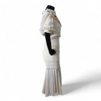 Vestido Midi Iorane Areia Bordado - 36 