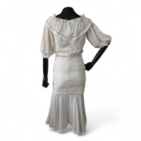 Vestido Midi Iorane Areia Bordado - 36 