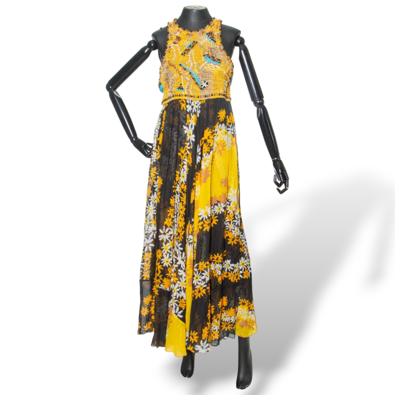 Vestido Diane Von Furstenberg Estampado com Bordado - 44 Vestido Diane Von Furstenberg Estampado com Bordado - 44