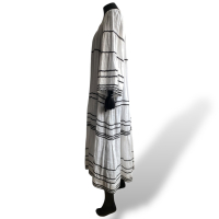 Vestido Lisa Marie Fernandez Branco com Preto 
