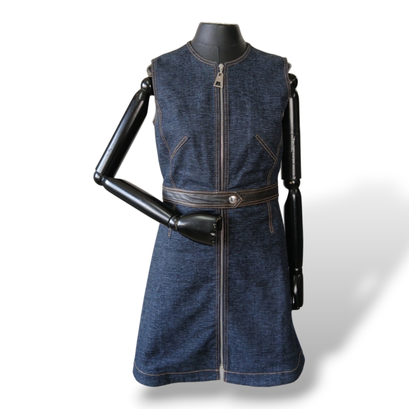Vestido Louis Vuitton Tecido Jeans - 38