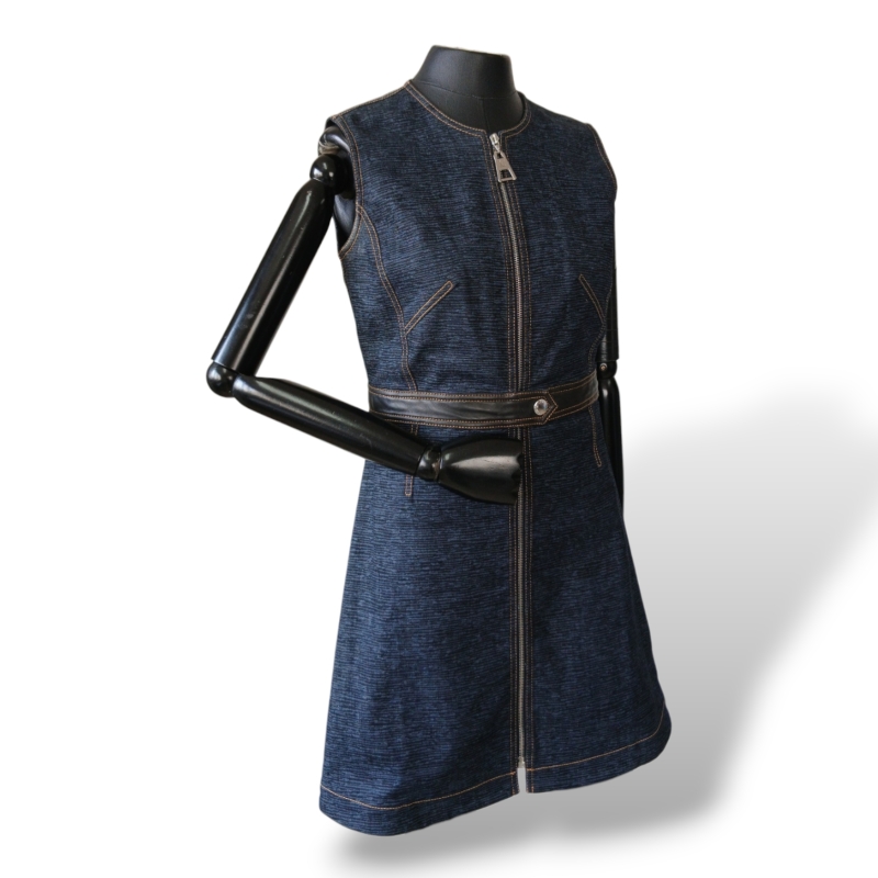 Vestido Louis Vuitton Tecido Jeans - 38