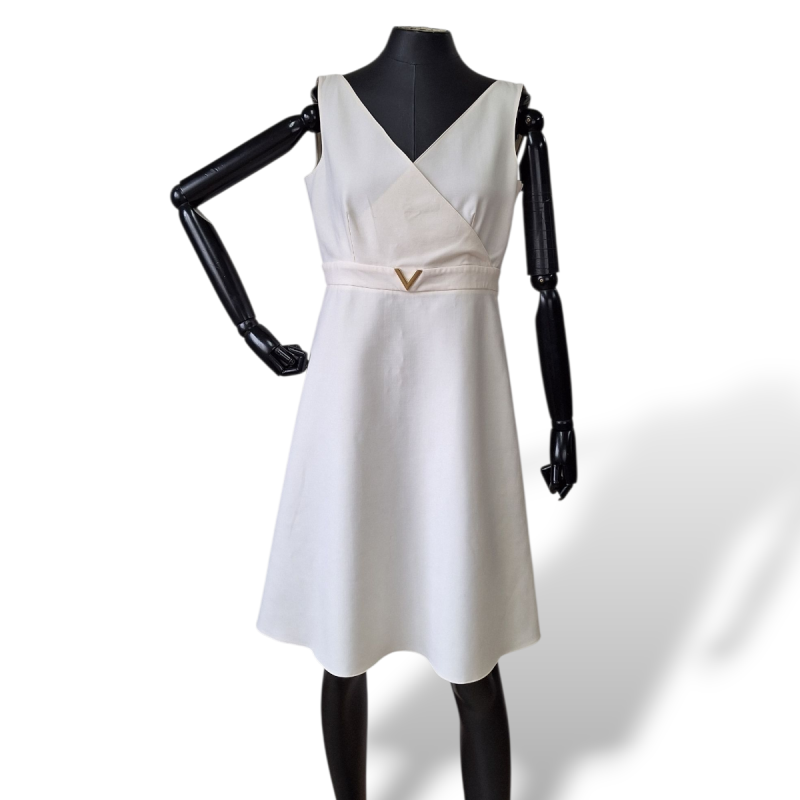 Vestido Louis Vuitton Off White-40