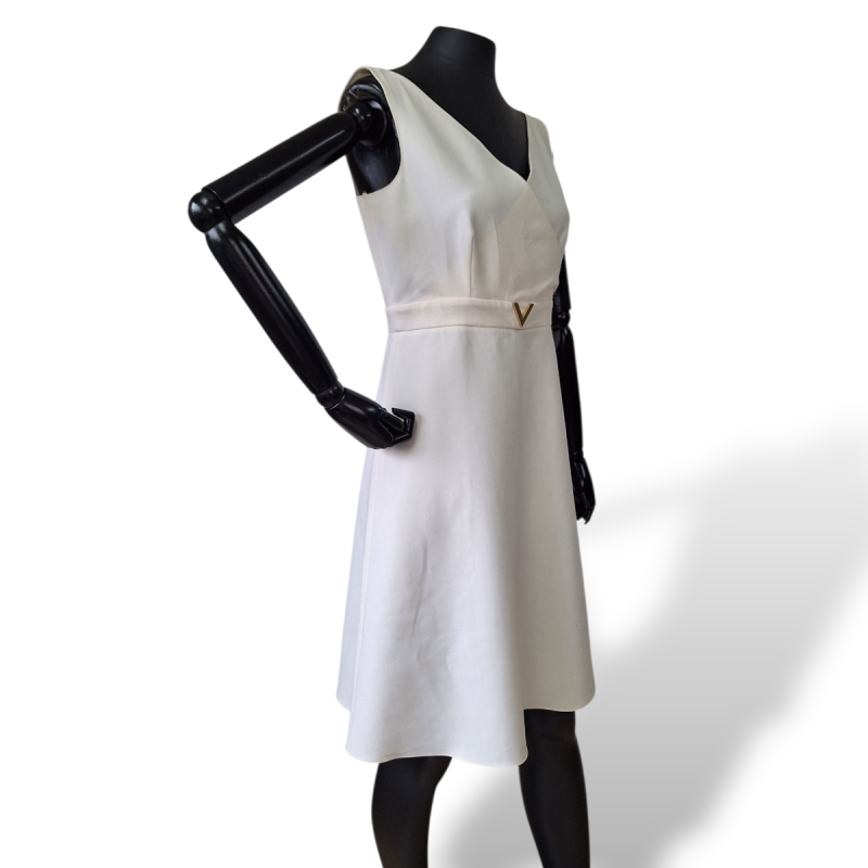 Vestido Louis Vuitton Off White-40