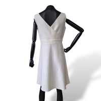 Vestido Louis Vuitton Off White-40