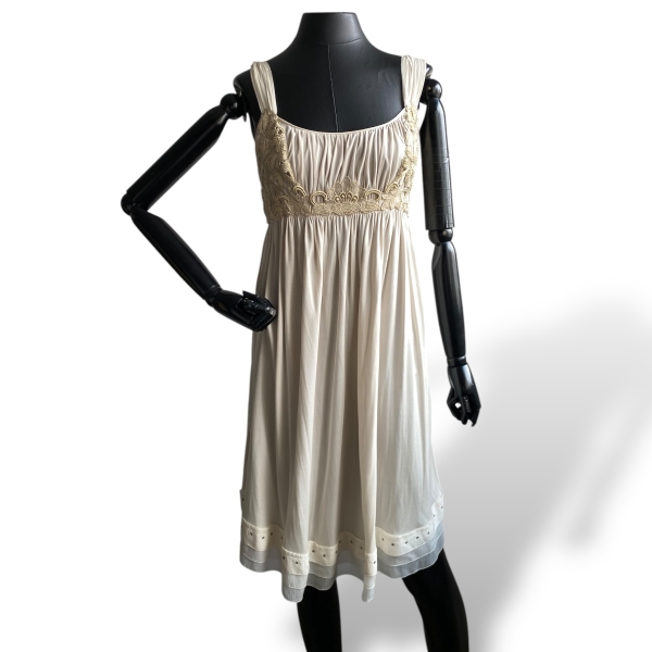 Vestido Louis Vuitton Bege-38