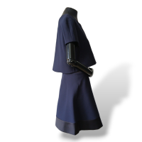 Vestido Maje Preto e Azul Marinho-38 Vestido Maje Preto e Azul Marinho-38