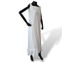 Vestido Adriana Degreas de Linho Off White-M