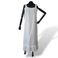 Vestido Adriana Degreas de Linho Off White-M