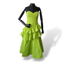 Vestido Marchesa Verde Limão-40