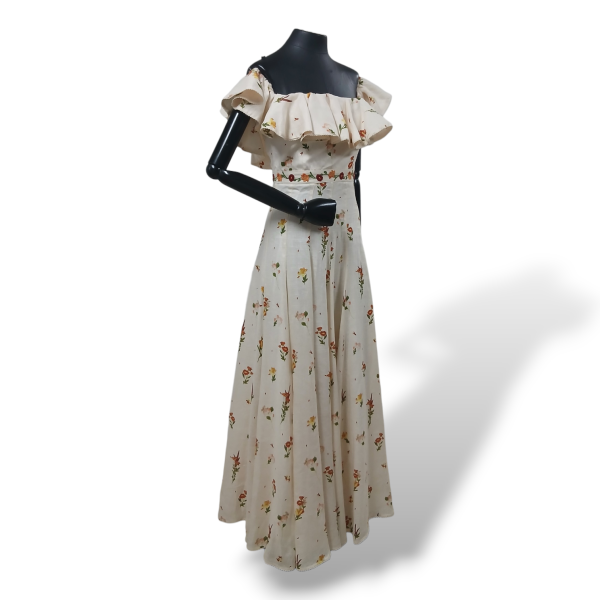 Vestido Água Bendita Florido Longo-P