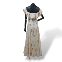 Vestido Água Bendita Florido Longo-P