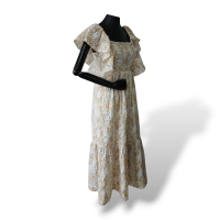 Vestido En Saison Branco Florido - M