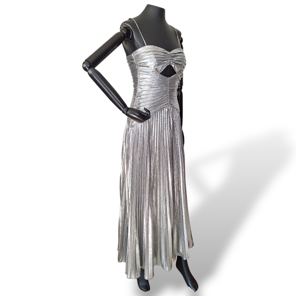Vestido Retrofête Prateado-PP
