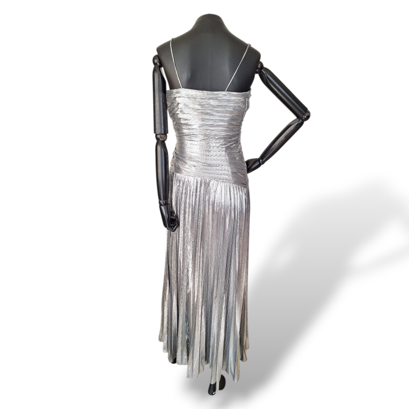 Vestido Retrofête Prateado-PP