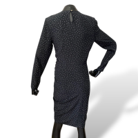 Vestido Veronica Beard Preto com Strass-40 Vestido Veronica Beard Preto com Strass-40