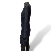 Vestido Veronica Beard Preto com Strass-40 Vestido Veronica Beard Preto com Strass-40