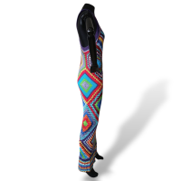 Vestido Angela Souza Bordado Colorido-PP