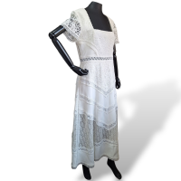 Vestido Martha Medeiros Rendado Off White-46
