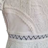Vestido Martha Medeiros Rendado Off White-46