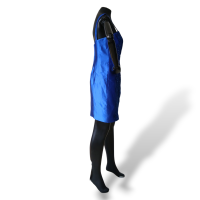 Vestido Martha Medeiros Azul Bordado-42