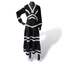 Vestido Martha Medeiros Preto e Branco-40