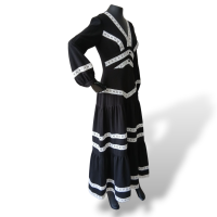 Vestido Martha Medeiros Preto e Branco-40