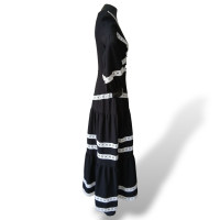 Vestido Martha Medeiros Preto e Branco-40