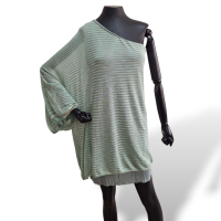 Vestido Missoni Ombro Único Verde - 40