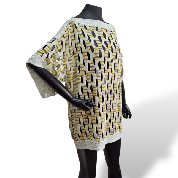 Blusa Missoni Verde com Furos - P