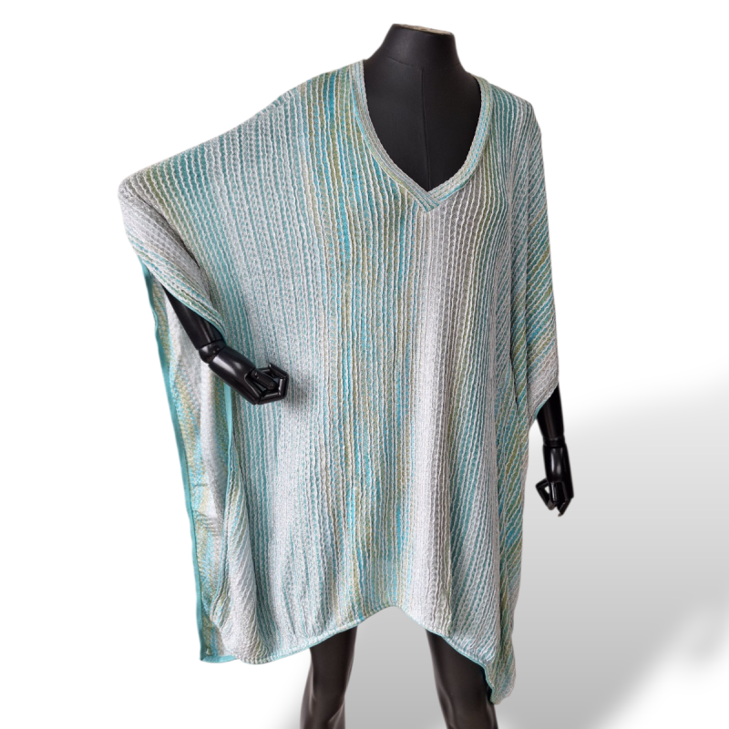 Saída de Praia Missoni Tons Azul-42