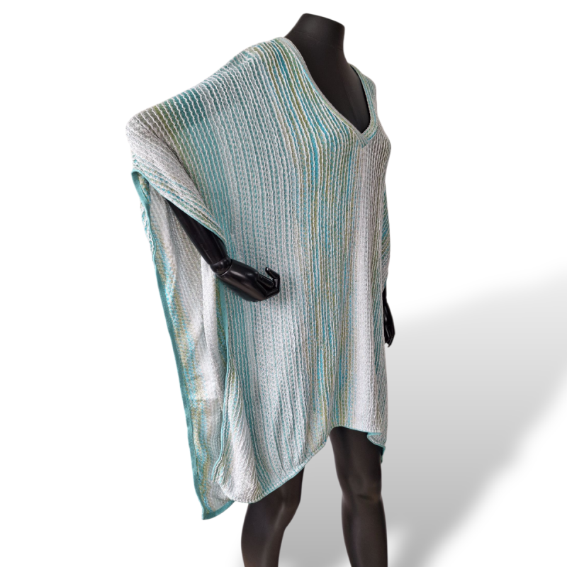 Saída de Praia Missoni Tons Azul-42