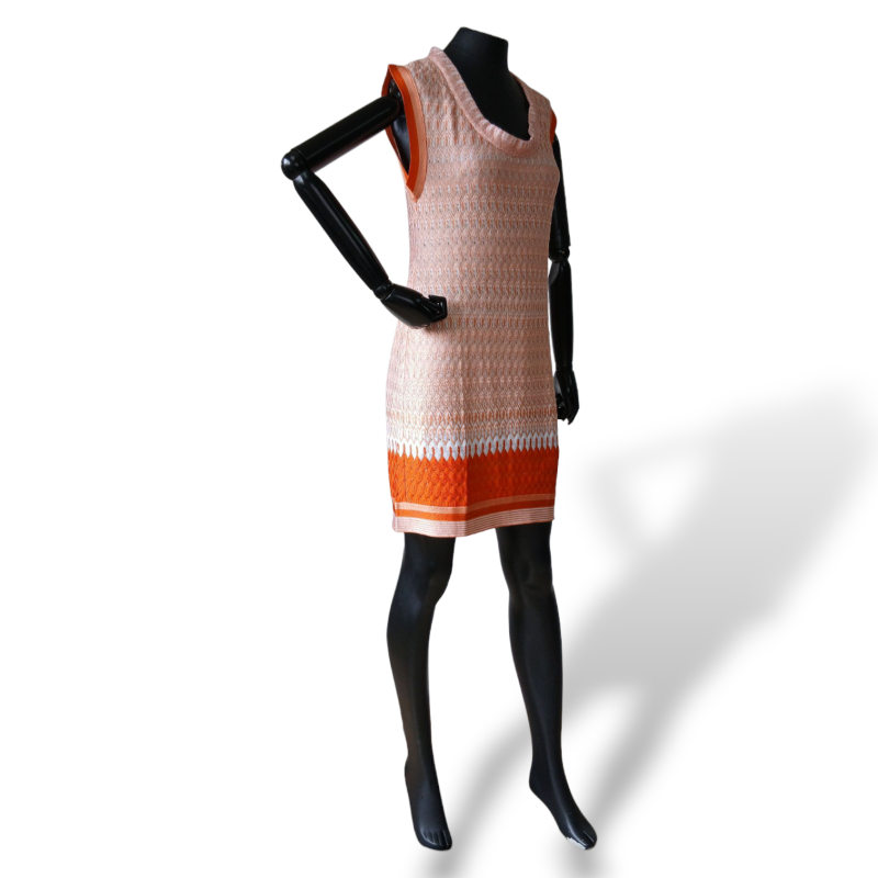 Vestido Missoni Salmão Curto-40