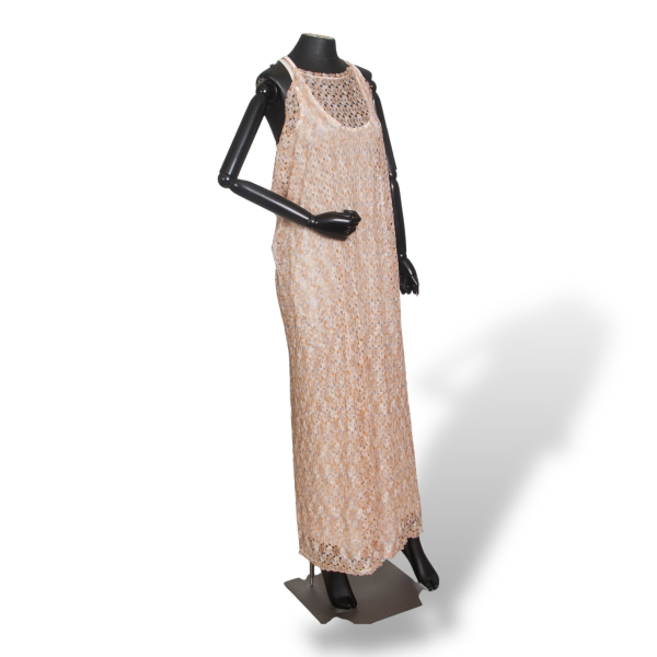 Vestido Missoni Tons de Bege Longo - 38