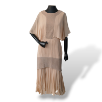 Vestido Mixed Bege - 40