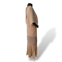 Vestido Mixed Bege - 40