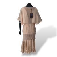 Vestido Mixed Bege - 40