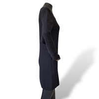 Vestido Mixed em Cashmere Preto-M Vestido Mixed em Cashmere Preto-M