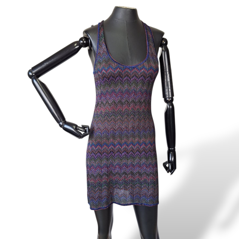 Vestido Missoni Lurex Regata - 38 Vestido Missoni Lurex Regata - 38